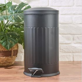 Evidea Living Vintage Siyah 16 lt Çöp Kovası