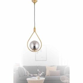 Evidea Nisa Luce Damla Füme Antik Tekli Avize