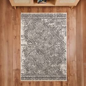 Evidea Oad Siyah 120x180 cm Soft Halı