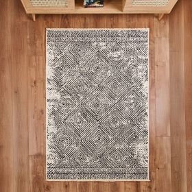 Evidea Oad Siyah 120x180 cm Soft Halı