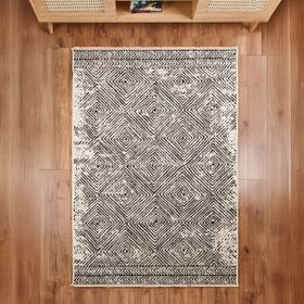 Evidea Oad Siyah 160x230 cm Soft Halı