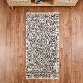 Evidea Oad Siyah 80x150 cm Soft Halı