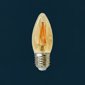 Evidea Orbus C37 4W Filament Bulb Amber E27 300Lm Ra80 220- 240V/50Hz 2200K Sarı Işık Ampul