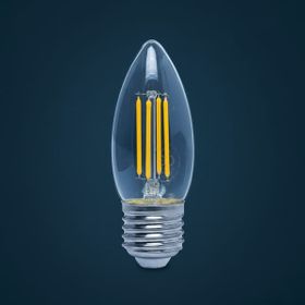 Evidea Orbus C37 4W Filament Bulb Clear E27 400Lm Ra80 220- 240V/50Hz 2700K Sarı Işık Ampul