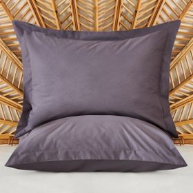 Evidea Oxford Soft 50x70 cm Antrasit 2'li Yastık Kılıfı