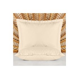 Evidea Oxford Soft Basic Bej 50x70 cm 2'li Yastık Kılıfı