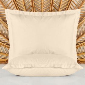 Evidea Oxford Soft Basic Bej 50x70 cm 2'li Yastık Kılıfı