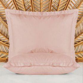 Evidea Oxford Soft Basic Gül Kurusu 50x70 cm 2'li Yastık Kılıfı