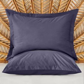 Evidea Oxford Soft Basic Lacivert 50x70 cm 2'li Yastık Kılıfı