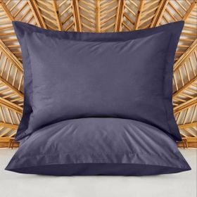 Evidea Oxford Soft Basic Lacivert 50x70 cm 2'li Yastık Kılıfı
