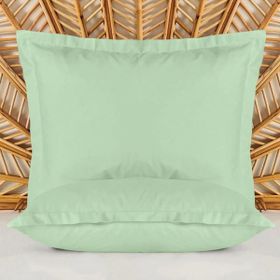 Evidea Oxford Soft Basic Yeşil 50x70 cm 2'li Yastık Kılıfı