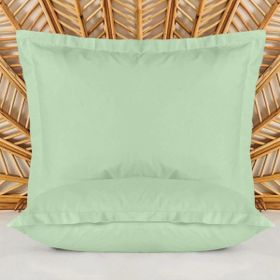 Evidea Oxford Soft Basic Yeşil 50x70 cm 2'li Yastık Kılıfı