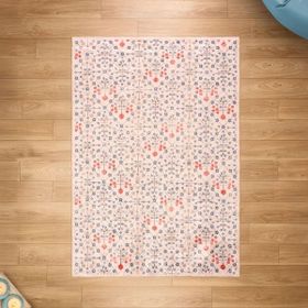 Evidea Pjanta Ekru 160x230 cm Soft Makine Halısı