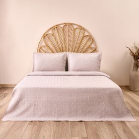 Evidea Rante Soft Gül Kurusu 240x260 CM Çift Kişilik Yatak Örtüsü