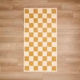 Evidea Skard Dekoratif Hardal 80x150 cm Soft Halı