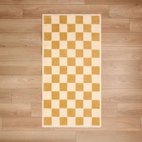Evidea Skard Dekoratif Hardal 80x150 cm Soft Halı