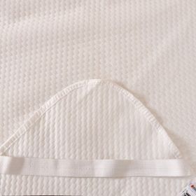 Evidea Soft 100x200 cm Beyaz Minik Kapitoneli Tek Kişilik Sıvı Geçirmez Lastikli Alez