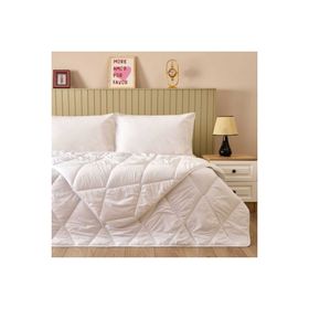 Evidea Soft 155x215 cm Beyaz Tek Kişilik İnce Microfiber Yorgan