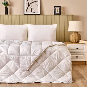 Evidea Soft 155x215 cm Beyaz Tek Kişilik Microfiber Yorgan