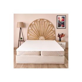 Evidea Soft 160x200 cm Beyaz Minik Kapitoneli Çift Kişilik Sıvı Geçirmez Lastikli Alez