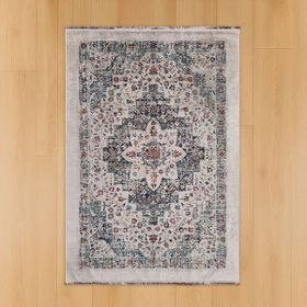 Evidea Soft 160x230 cm Gri Vintage Desenli Halı