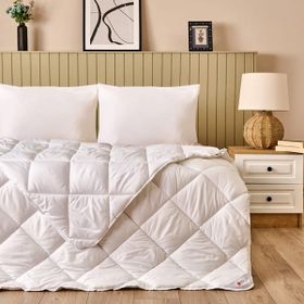 Evidea Soft 195x215 cm Beyaz Çift Kişilik İnce Microfiber Yorgan