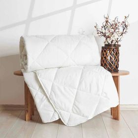 Evidea Soft 195x215 cm Beyaz Çift Kişilik İnce Microfiber Yorgan
