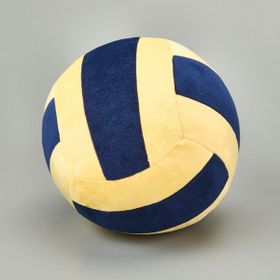 Evidea Soft 20 cm Voleybol Topu Figürlü Lacivert Sarı Yastık