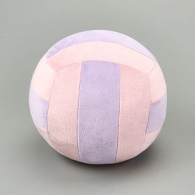 Evidea Soft 20 cm Voleybol Topu Figürlü Pembe Eflatun Yastık