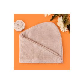 Evidea Soft 55x25 cm Bej Pamuk Saç Havlusu