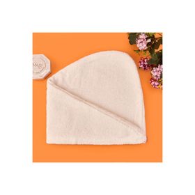 Evidea Soft 55x25 cm Ekru Pamuk Saç Havlusu