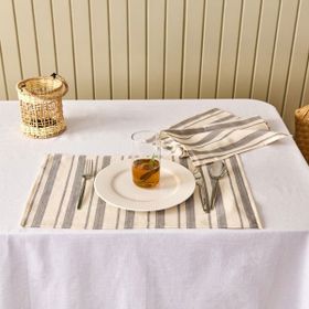 Evidea Soft Alno Ekru Antrasit 30x50 CM 2'li Amerikan Servis