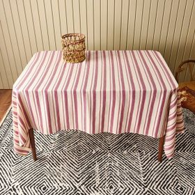 Evidea Soft Alno Ekru Mürdüm 140x200 cm Masa Örtüsü
