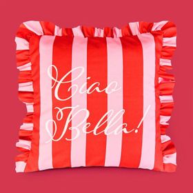 Evidea Soft Artevo Kırmızı Pembe 45x45 cm Kırlent Kılıfı