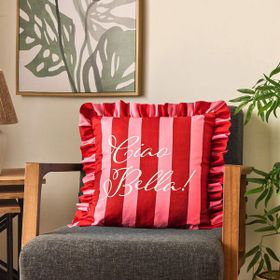 Evidea Soft Artevo Kırmızı Pembe 45x45 cm Kırlent Kılıfı