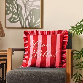 Evidea Soft Artevo Kırmızı Pembe 45x45 cm Kırlent Kılıfı