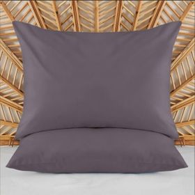 Evidea Soft Basic Antrasit 50x70 cm 2'li Yastık Kılıfı