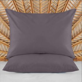 Evidea Soft Basic Antrasit 50x70 cm 2'li Yastık Kılıfı