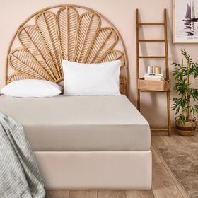 Evidea Soft Basic Bej 100x200 cm Tek Kişilik Lastikli Çarşaf