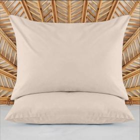 Evidea Soft Basic Bej 50x70 cm 2'li Yastık Kılıfı