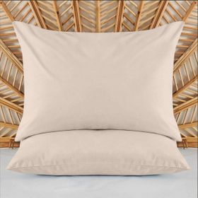Evidea Soft Basic Bej 50x70 cm 2'li Yastık Kılıfı