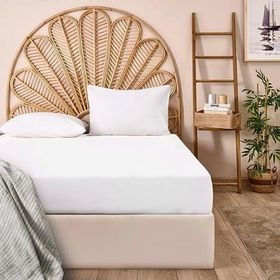 Evidea Soft Basic Beyaz 240x260 cm Çift Kişilik Düz Kenar Çarşaf
