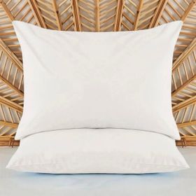 Evidea Soft Basic Beyaz 50x70 cm 2'li Yastık Kılıfı