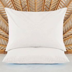 Evidea Soft Basic Beyaz 50x70 cm 2'li Yastık Kılıfı
