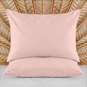 Evidea Soft Basic Gül Kurusu 50x70 cm 2'li Yastık Kılıfı