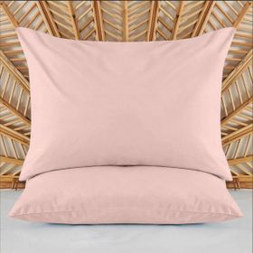 Evidea Soft Basic Gül Kurusu 50x70 cm 2'li Yastık Kılıfı