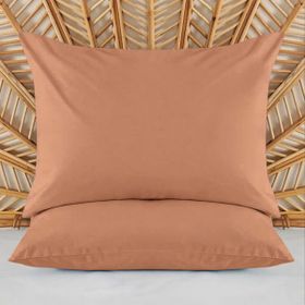 Evidea Soft Basic Karamel 50x70 cm 2'li Yastık Kılıfı