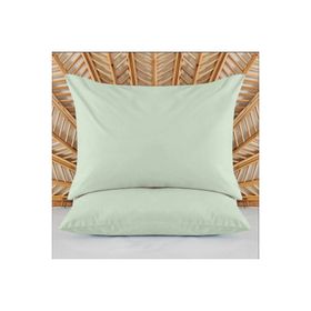 Evidea Soft Basic Yeşil 50x70 cm 2'li Yastık Kılıfı