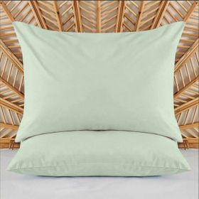 Evidea Soft Basic Yeşil 50x70 cm 2'li Yastık Kılıfı