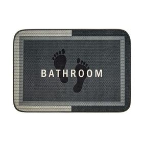 Evidea Soft Bathroom Dikdörtgen Sihirli Antrasit 50x70 cm Banyo Paspası